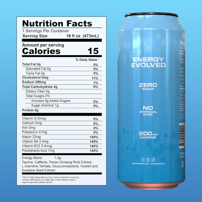 3D Energy Drink (12x473ml)