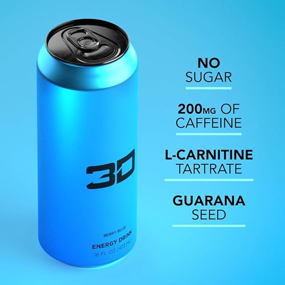 3D Energy Drink (12x473ml)