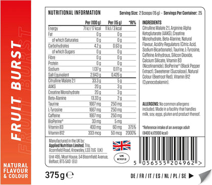 Applied Nutrition Pump 3G 375g