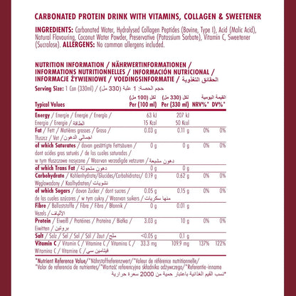 Applied Nutrition Sparkling Protein Water 12x330ml