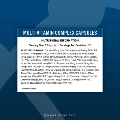 Applied Nutrition VITALITY Multi-Vitamin Complex
