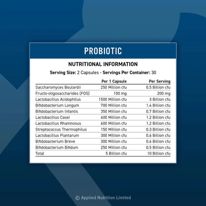 Applied Nutrition Probiotic Advanced Multi-Strain Formula