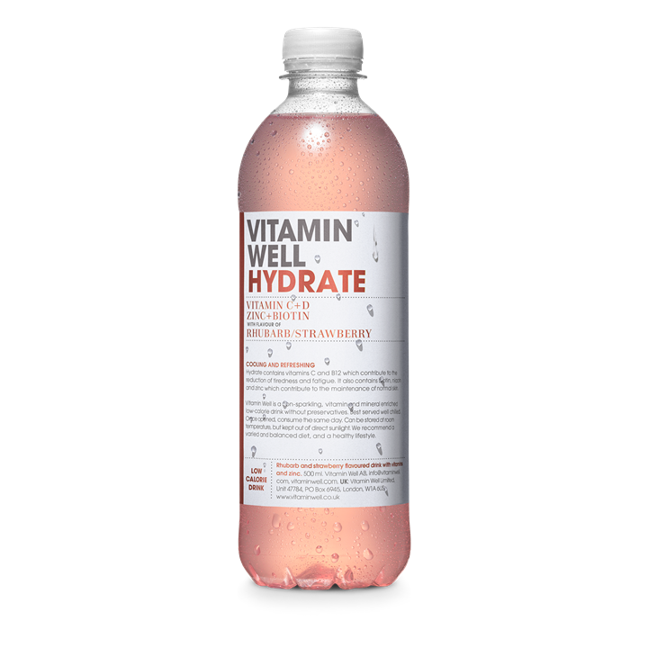Vitamin Well Hydrate 12x500ml