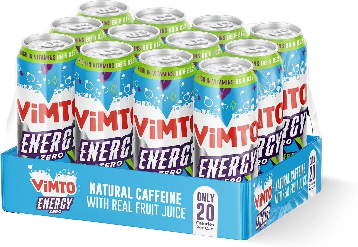 Vimto Energy No Added Sugar 12x500ml
