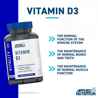 Applied Nutrition VITALITY Vitamin D3