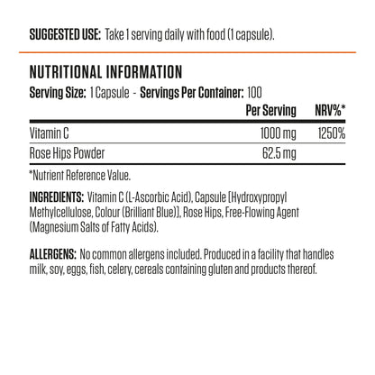 Applied Nutrition VITALITY - Vitamin C 1000MG & Rose Hips